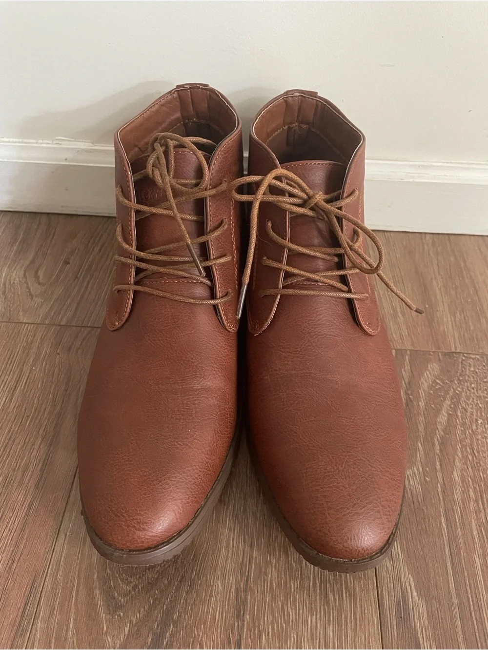 Men's Brown Lace-Up Chukka Boots